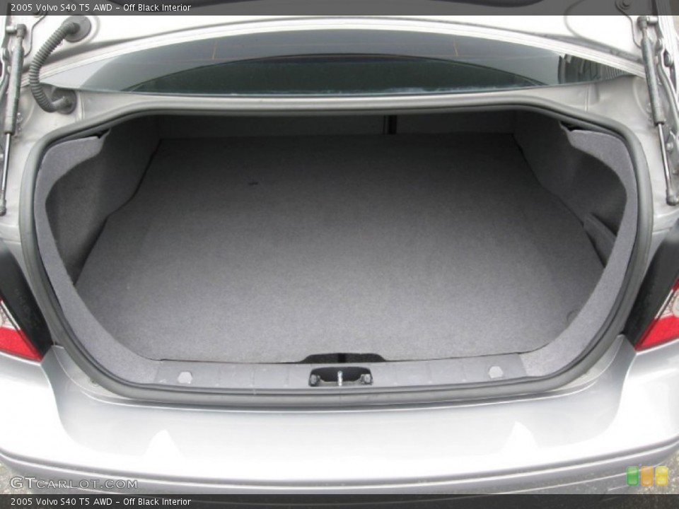Off Black Interior Trunk for the 2005 Volvo S40 T5 AWD #64689512