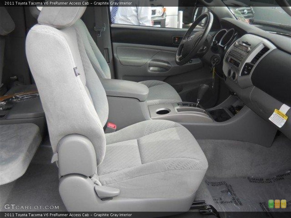 Graphite Gray Interior Photo for the 2011 Toyota Tacoma V6 PreRunner Access Cab #64690973