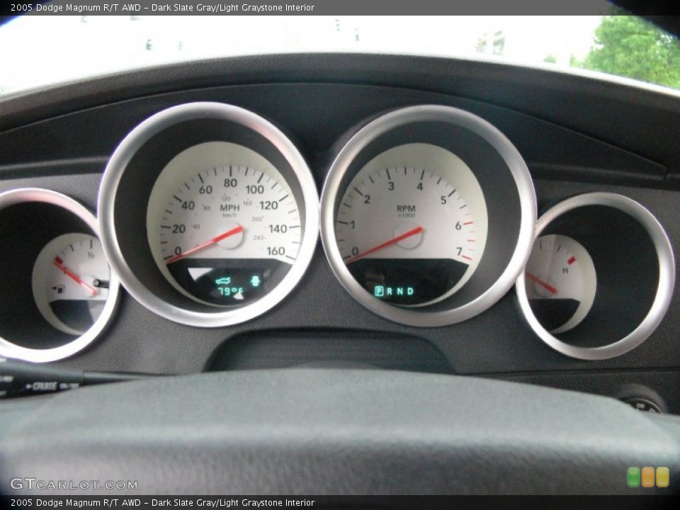 Dark Slate Gray/Light Graystone Interior Gauges for the 2005 Dodge Magnum R/T AWD #64691452
