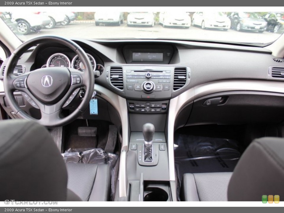 Ebony Interior Dashboard for the 2009 Acura TSX Sedan #64694484