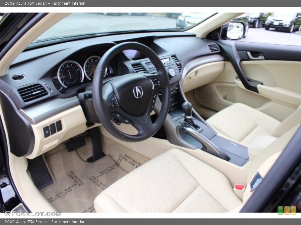 Parchment Interior Prime Interior for the 2009 Acura TSX Sedan #64694748