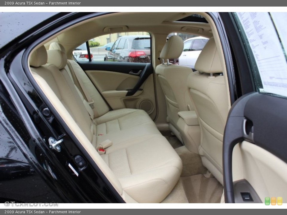 Parchment Interior Rear Seat for the 2009 Acura TSX Sedan #64694874