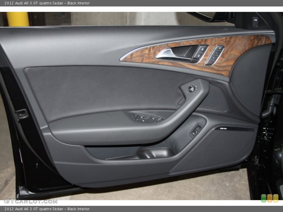 Black Interior Door Panel for the 2012 Audi A6 3.0T quattro Sedan #64695765