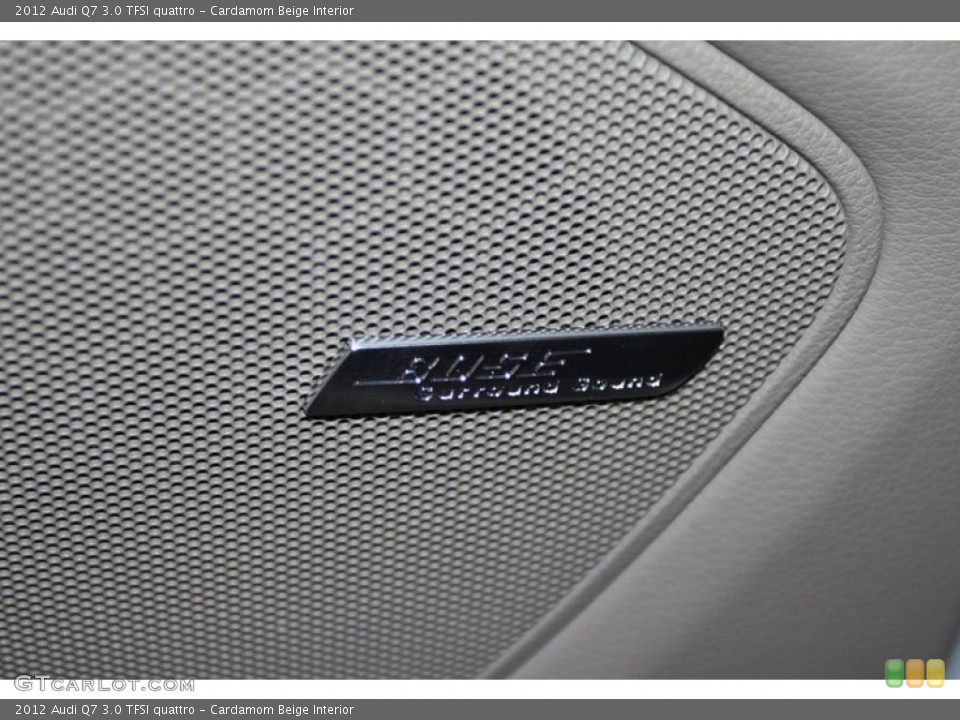 Cardamom Beige Interior Audio System for the 2012 Audi Q7 3.0 TFSI quattro #64698081