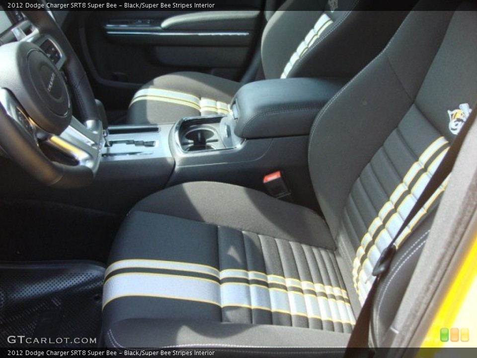 Black/Super Bee Stripes Interior Photo for the 2012 Dodge Charger SRT8 Super Bee #64701139