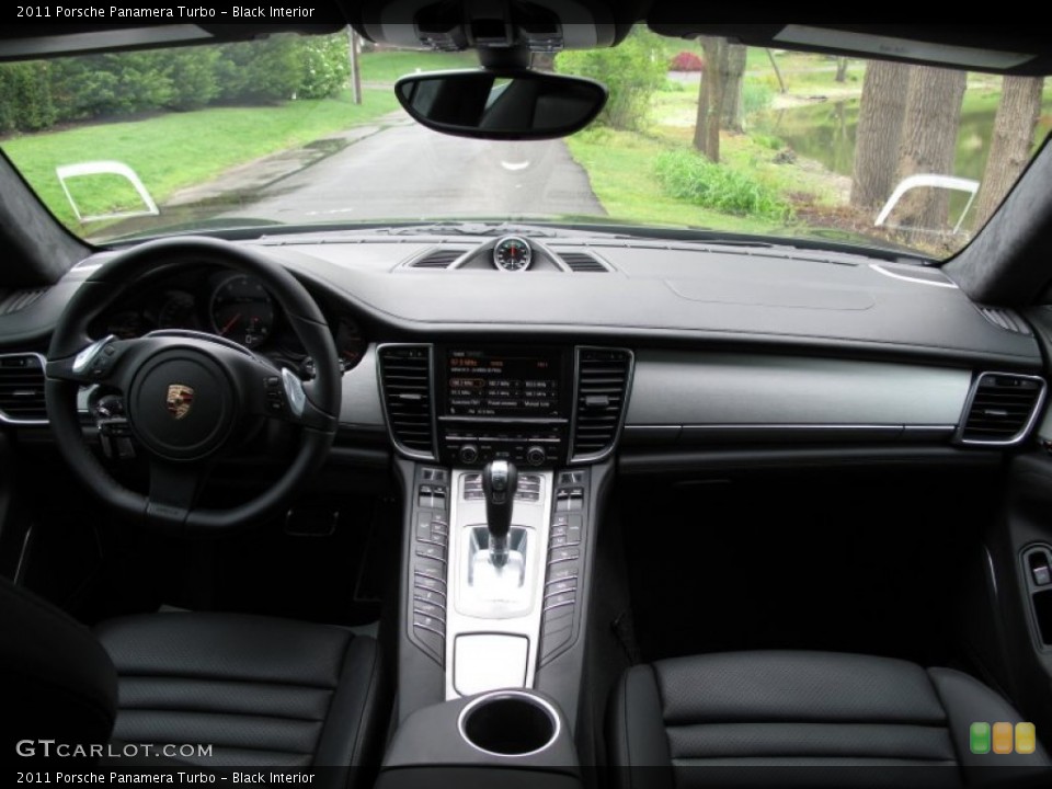 Black Interior Dashboard for the 2011 Porsche Panamera Turbo #64702128