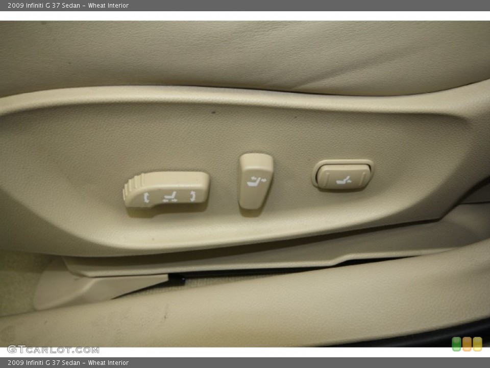 Wheat Interior Controls for the 2009 Infiniti G 37 Sedan #64705683