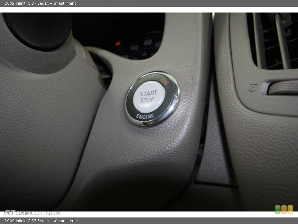 Wheat Interior Controls for the 2009 Infiniti G 37 Sedan #64705782