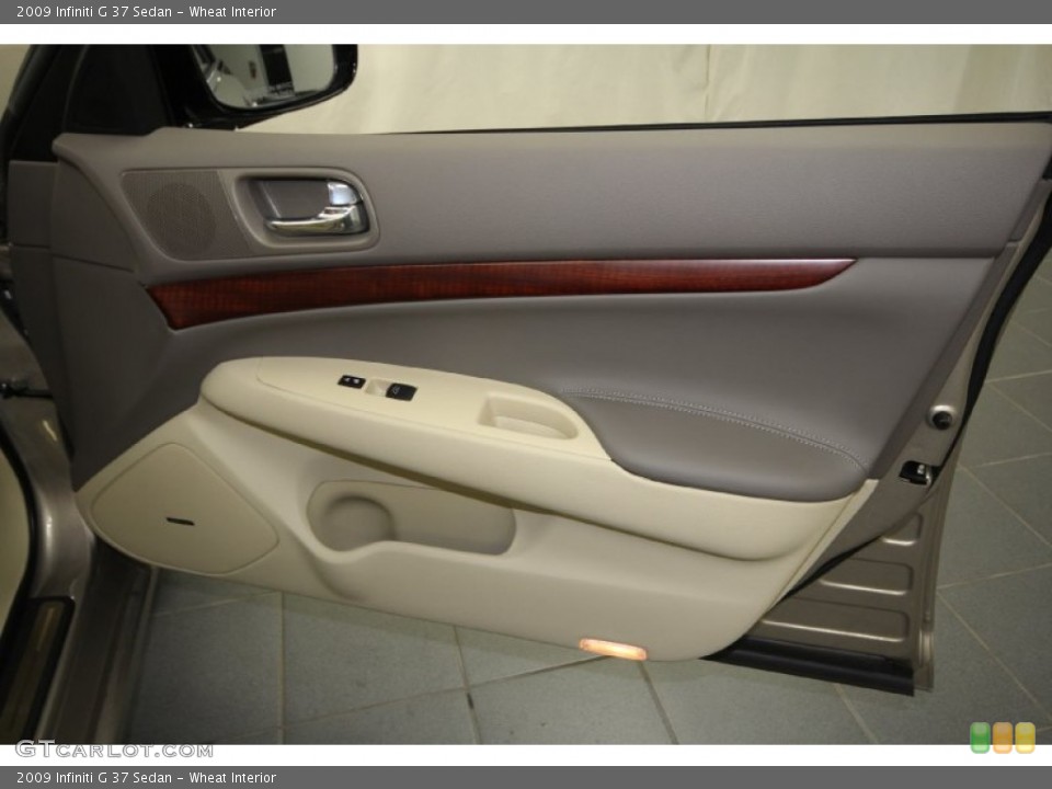 Wheat Interior Door Panel for the 2009 Infiniti G 37 Sedan #64705911