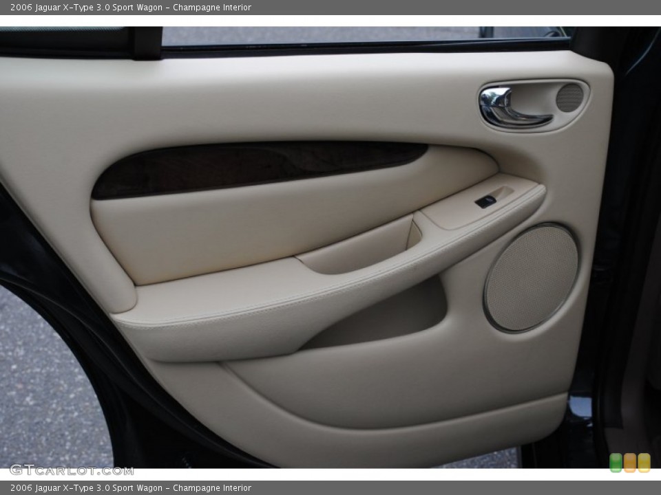 Champagne Interior Door Panel for the 2006 Jaguar X-Type 3.0 Sport Wagon #64709805