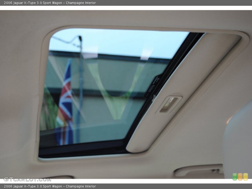 Champagne Interior Sunroof for the 2006 Jaguar X-Type 3.0 Sport Wagon #64709877