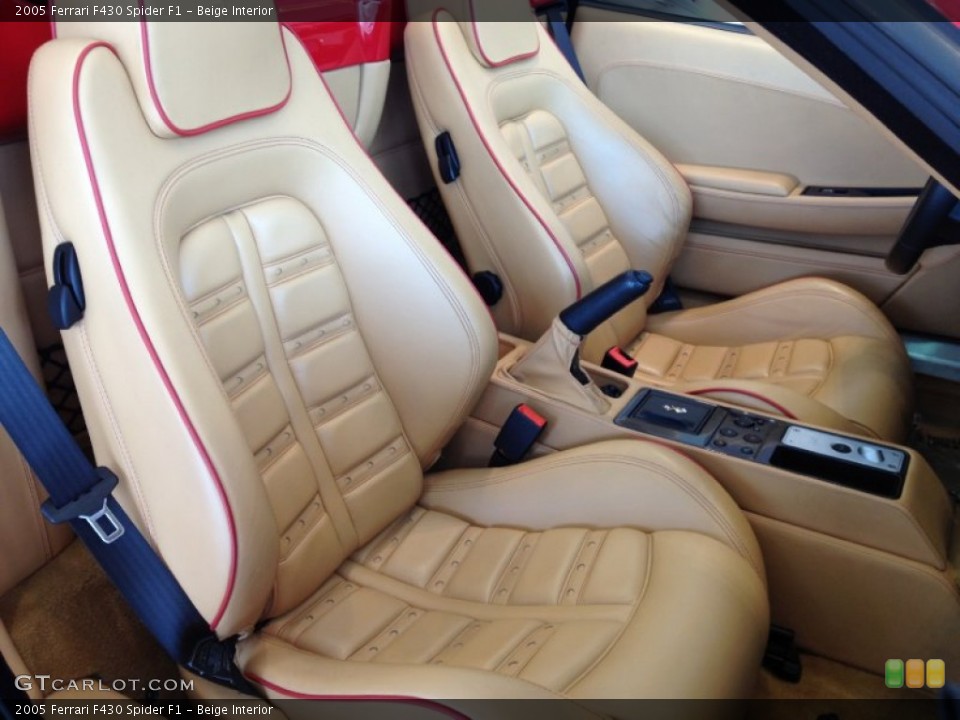 Beige Interior Photo for the 2005 Ferrari F430 Spider F1 #64710042