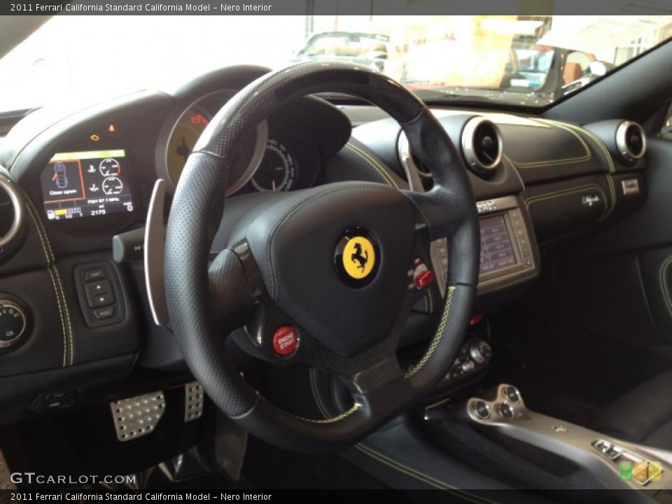 Nero Interior Steering Wheel for the 2011 Ferrari California  #64710357