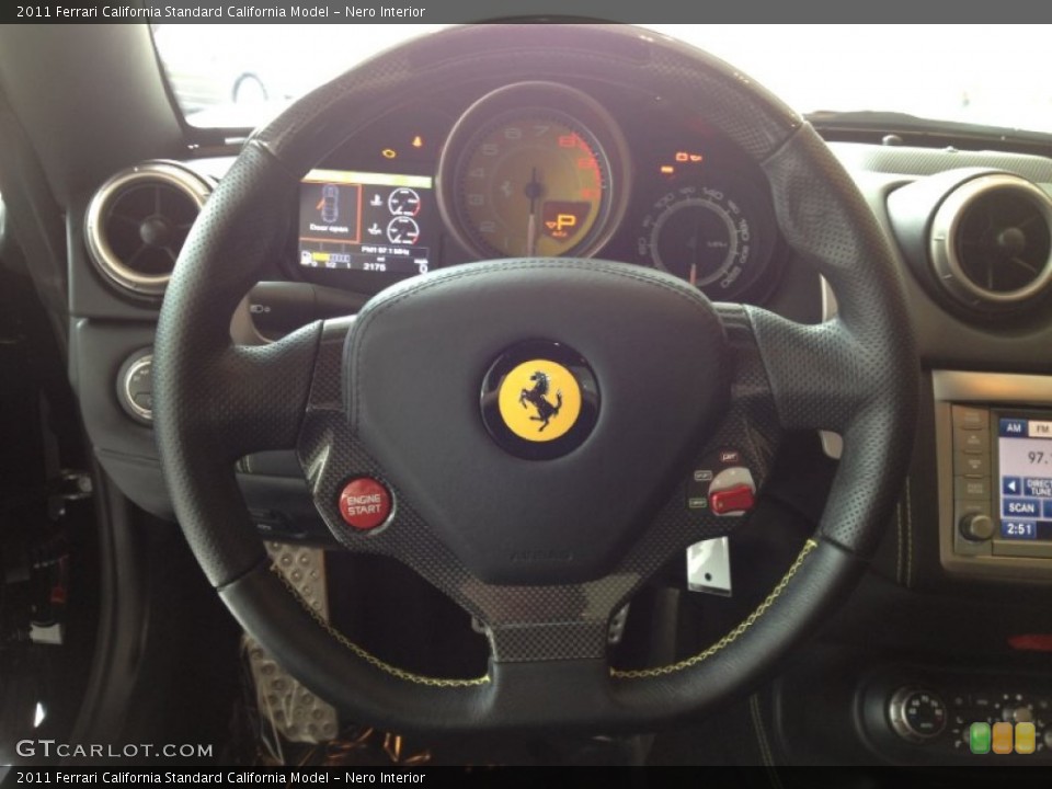 Nero Interior Steering Wheel for the 2011 Ferrari California  #64710387