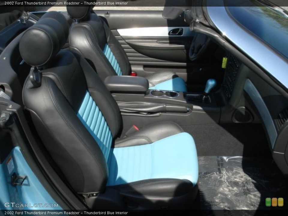Thunderbird Blue Interior Photo for the 2002 Ford Thunderbird Premium Roadster #64712412