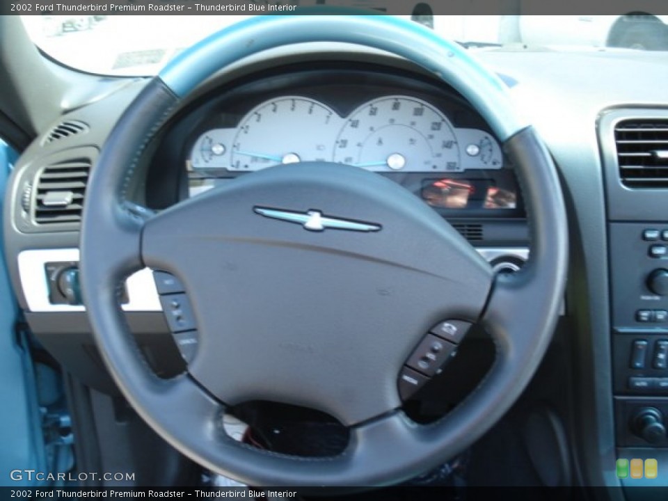 Thunderbird Blue Interior Steering Wheel for the 2002 Ford Thunderbird Premium Roadster #64712445