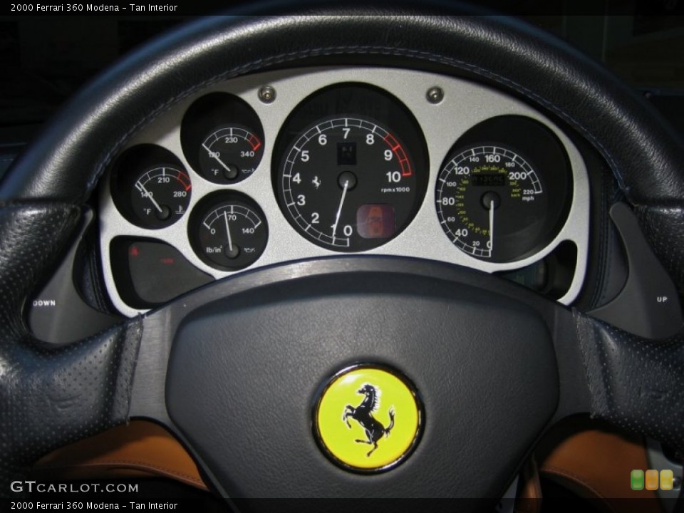 Tan Interior Gauges for the 2000 Ferrari 360 Modena #64713108