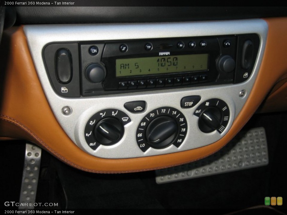 Tan Interior Controls for the 2000 Ferrari 360 Modena #64713159