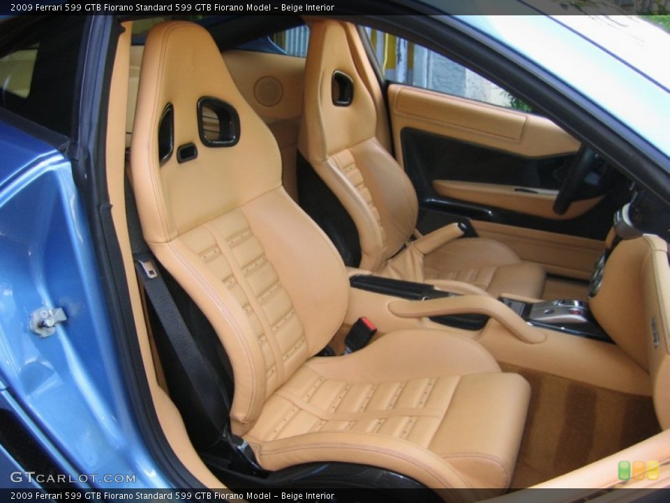 Beige Interior Photo for the 2009 Ferrari 599 GTB Fiorano  #64713501