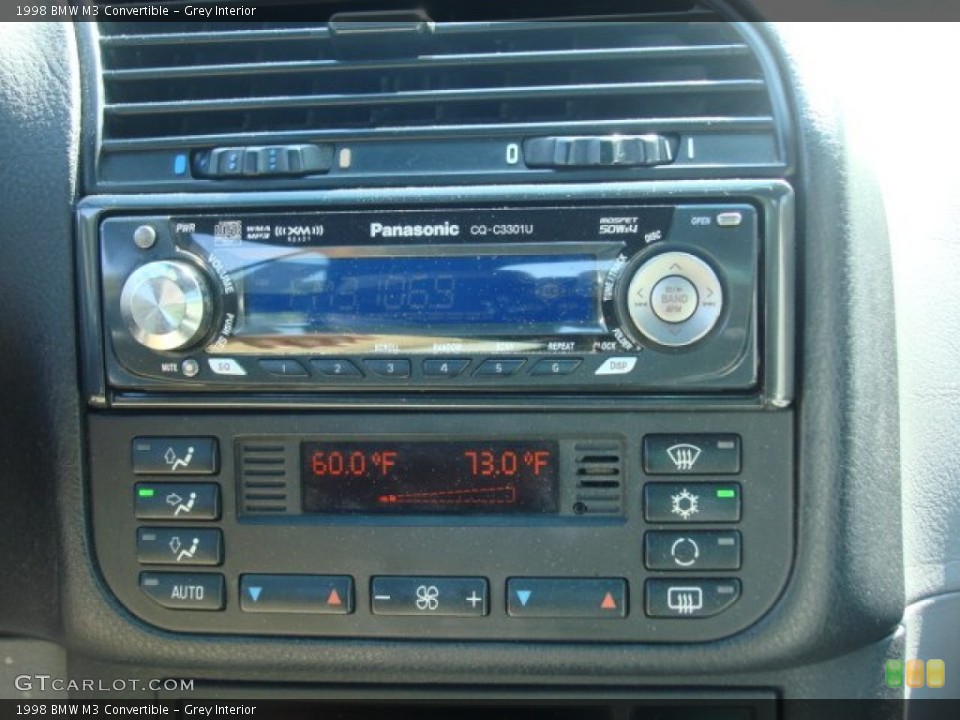 Grey Interior Controls for the 1998 BMW M3 Convertible #64714011