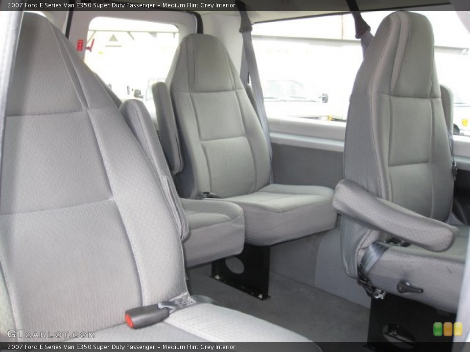 Medium Flint Grey Interior Rear Seat for the 2007 Ford E Series Van E350 Super Duty Passenger #64714650