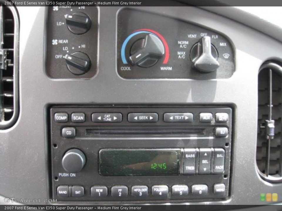 Medium Flint Grey Interior Controls for the 2007 Ford E Series Van E350 Super Duty Passenger #64714683
