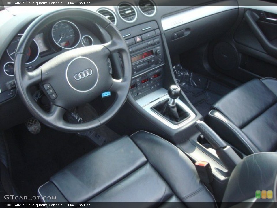 Black Interior Prime Interior for the 2006 Audi S4 4.2 quattro Cabriolet #64717764