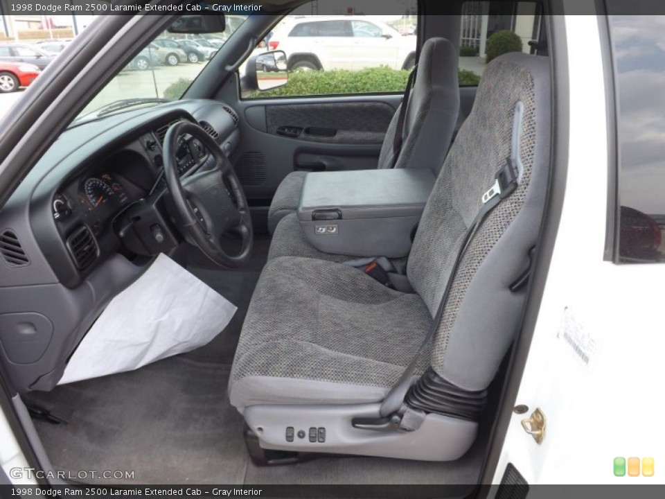 Gray Interior Front Seat for the 1998 Dodge Ram 2500 Laramie Extended Cab #64718100