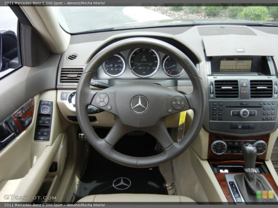 Almond/Mocha Interior Steering Wheel for the 2011 Mercedes-Benz C 300 Sport #64719777