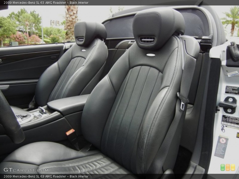 Black Interior Photo for the 2009 Mercedes-Benz SL 63 AMG Roadster #64720632