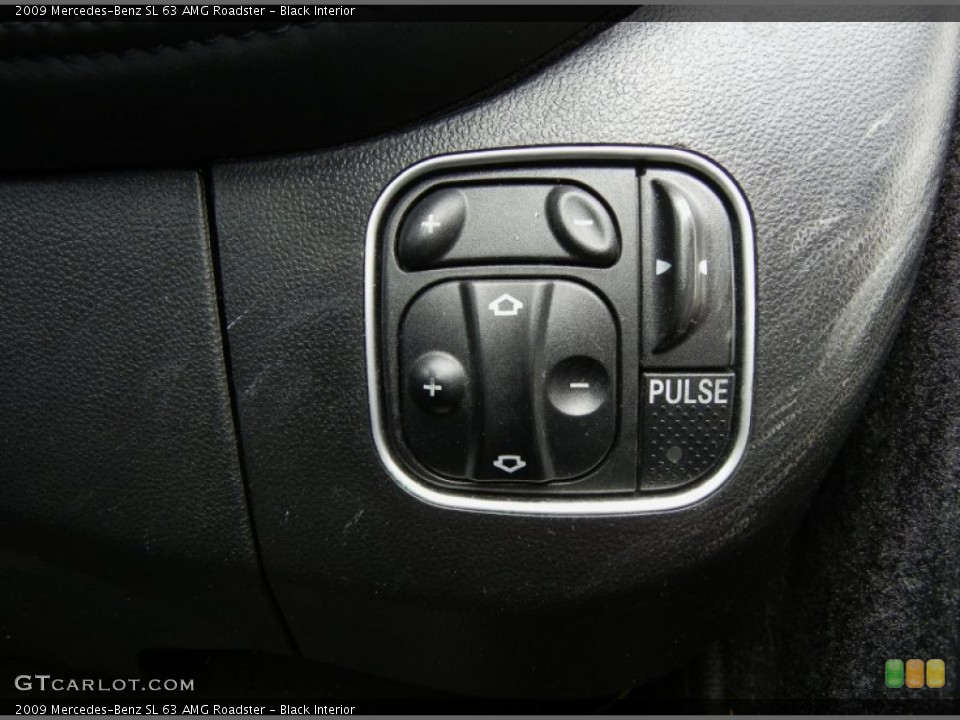 Black Interior Controls for the 2009 Mercedes-Benz SL 63 AMG Roadster #64720647