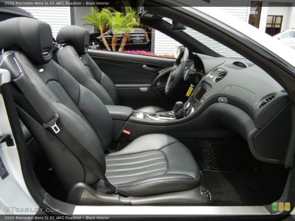 Black Interior Photo for the 2009 Mercedes-Benz SL 63 AMG Roadster #64720668