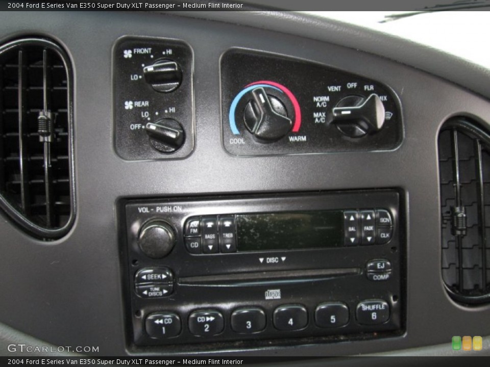 Medium Flint Interior Controls for the 2004 Ford E Series Van E350 Super Duty XLT Passenger #64724588