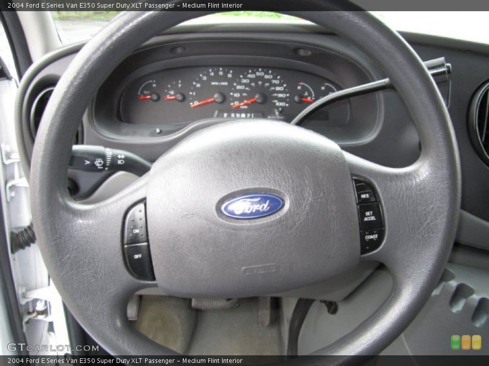 Medium Flint Interior Steering Wheel for the 2004 Ford E Series Van E350 Super Duty XLT Passenger #64724604