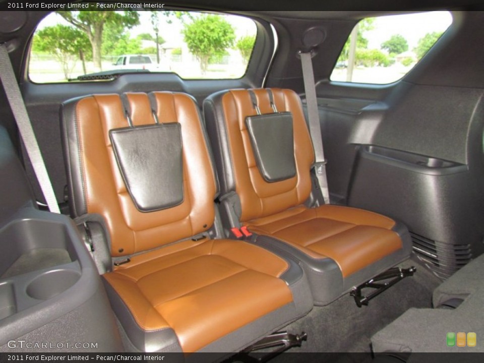 Pecan/Charcoal Interior Rear Seat for the 2011 Ford Explorer Limited #64726656
