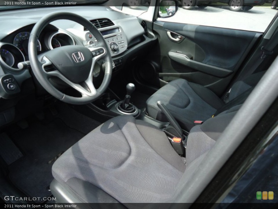 Sport Black Interior Prime Interior for the 2011 Honda Fit Sport #64727949