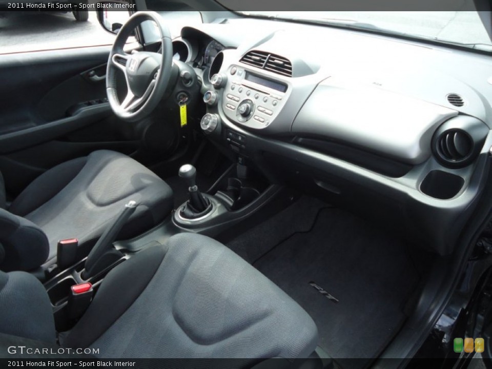 Sport Black Interior Dashboard for the 2011 Honda Fit Sport #64728013