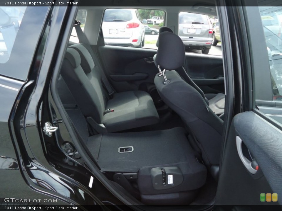 Sport Black Interior Rear Seat for the 2011 Honda Fit Sport #64728033