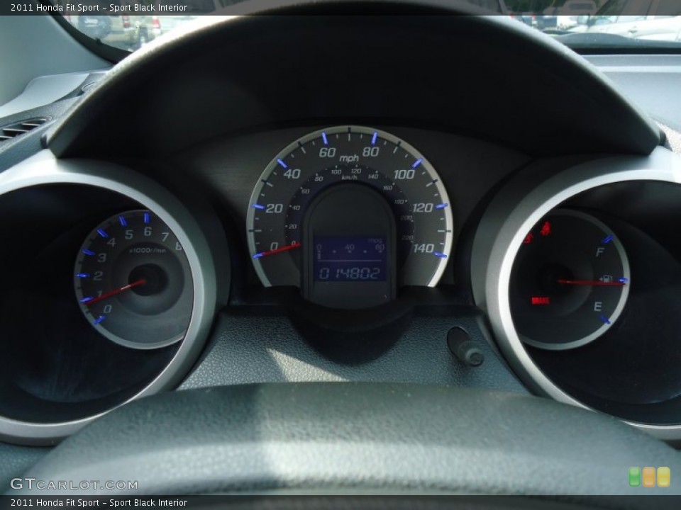 Sport Black Interior Gauges for the 2011 Honda Fit Sport #64728147