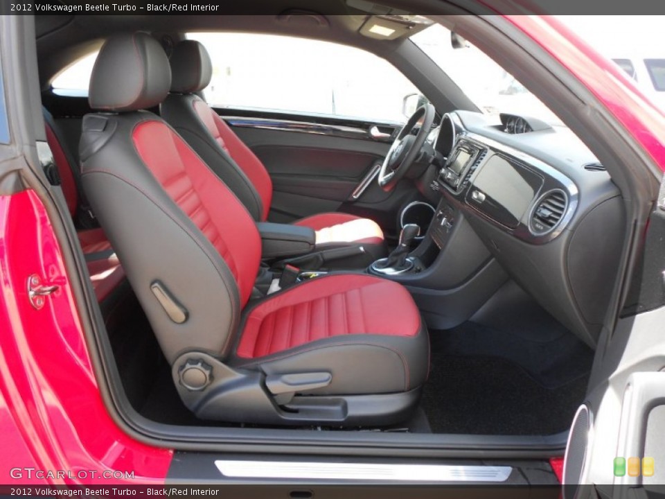 Black/Red Interior Photo for the 2012 Volkswagen Beetle Turbo #64731841