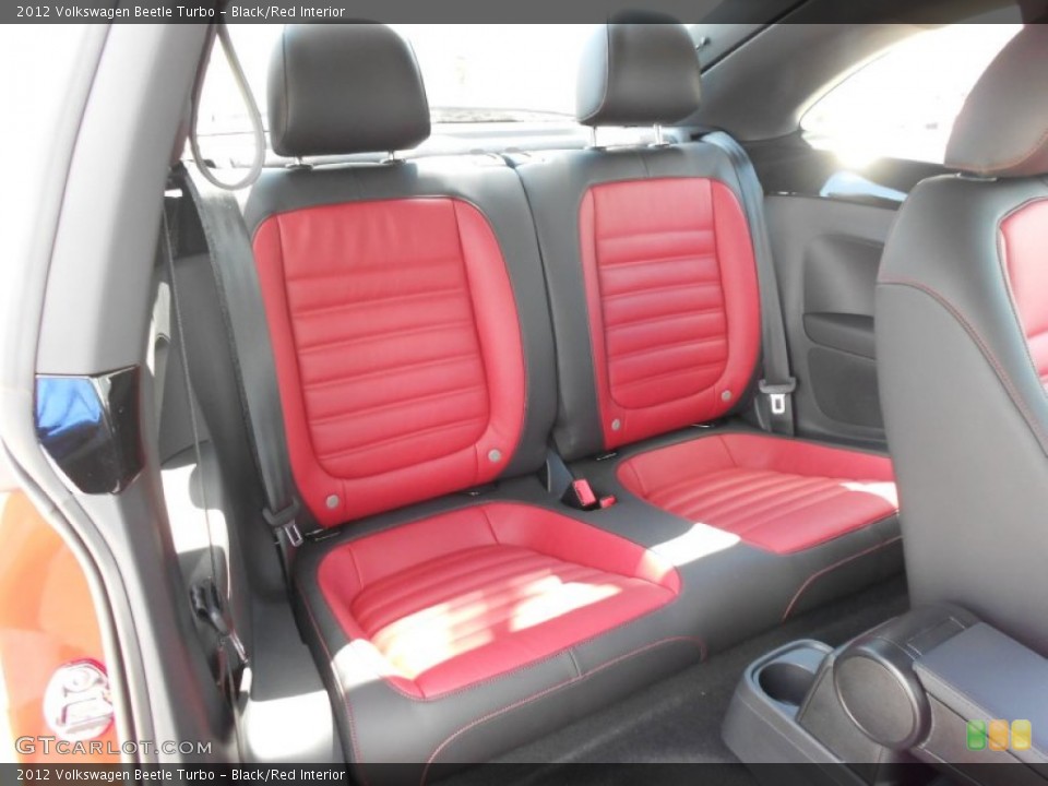 Black/Red Interior Photo for the 2012 Volkswagen Beetle Turbo #64731852