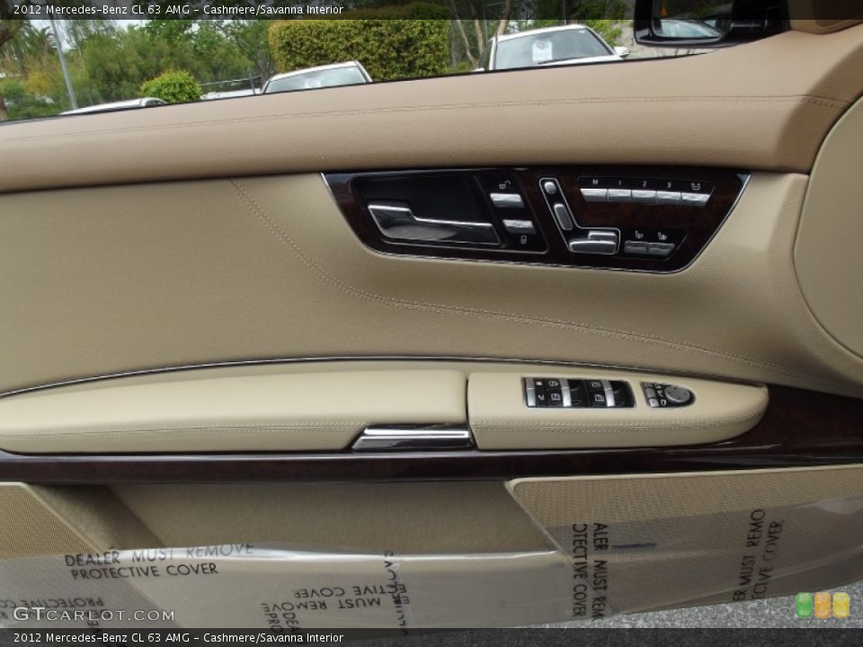 Cashmere/Savanna Interior Door Panel for the 2012 Mercedes-Benz CL 63 AMG #64734549