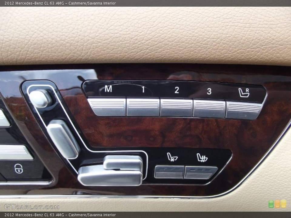 Cashmere/Savanna Interior Controls for the 2012 Mercedes-Benz CL 63 AMG #64734567