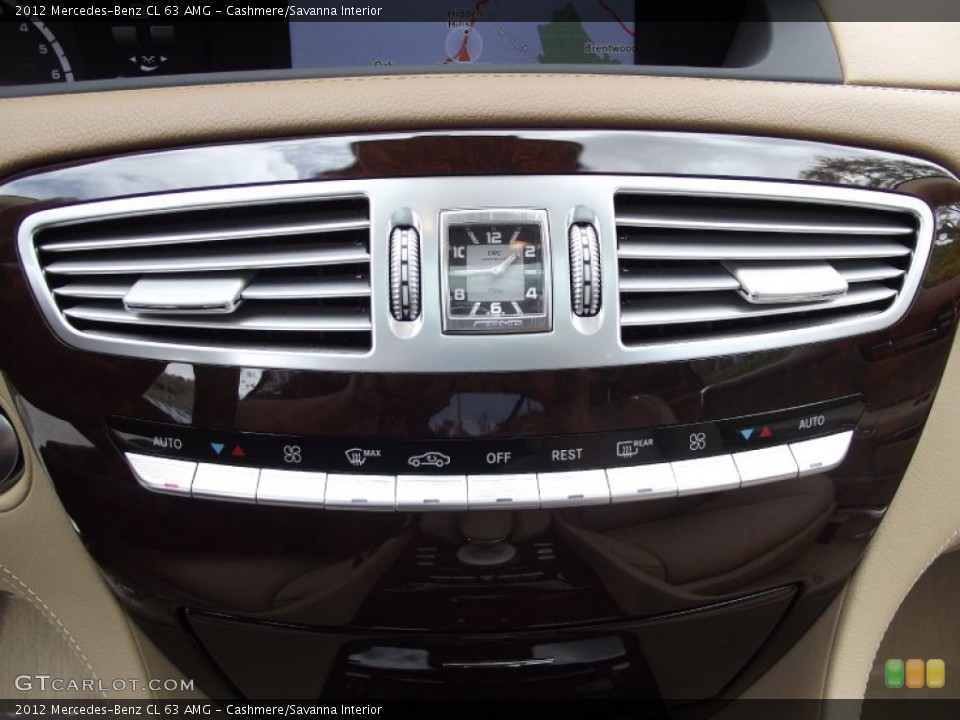 Cashmere/Savanna Interior Controls for the 2012 Mercedes-Benz CL 63 AMG #64734729