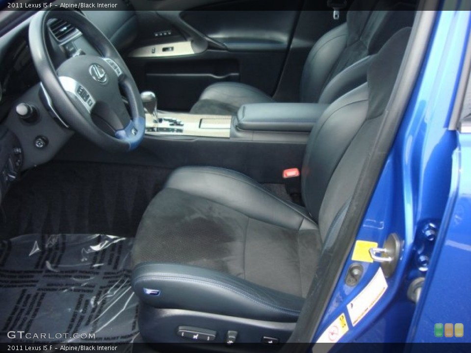 Alpine/Black Interior Photo for the 2011 Lexus IS F #64735833