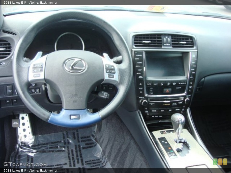 Alpine/Black Interior Dashboard for the 2011 Lexus IS F #64735851