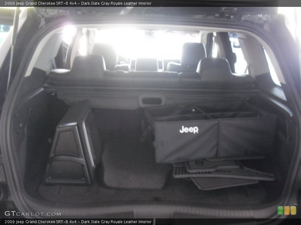 Dark Slate Gray Royale Leather Interior Trunk for the 2009 Jeep Grand Cherokee SRT-8 4x4 #64737426