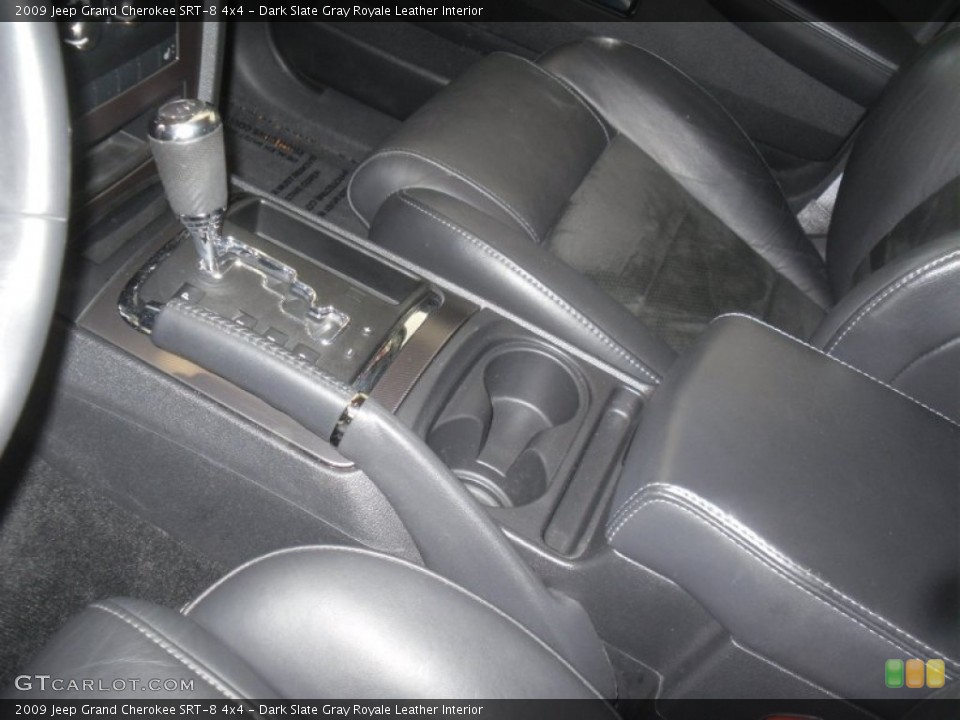 Dark Slate Gray Royale Leather Interior Transmission for the 2009 Jeep Grand Cherokee SRT-8 4x4 #64737459