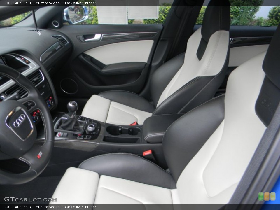 Black/Silver Interior Photo for the 2010 Audi S4 3.0 quattro Sedan #64738533