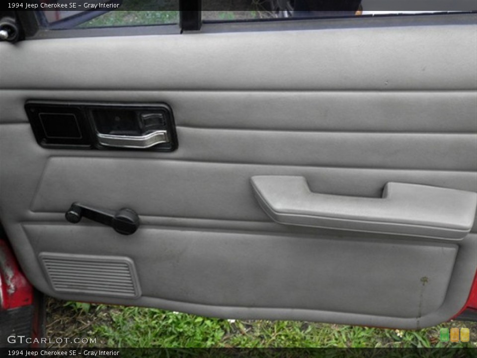 Gray Interior Door Panel for the 1994 Jeep Cherokee SE #64738626